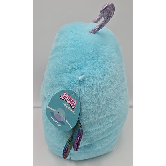 NWT Squishmallows FuzzAMallow Official 12 inch Heather the Teal Dragonfly - Picture 6 of 9